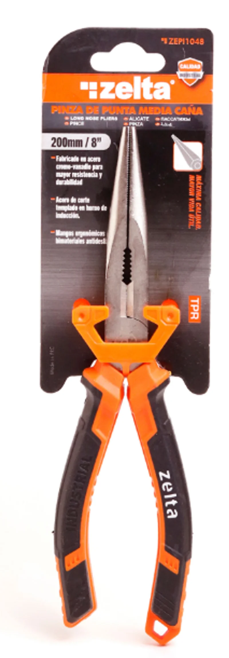 Pinza de punta Industrial 6" 160mm