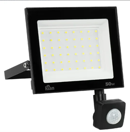 Reflector 50w con sensor de movimiento